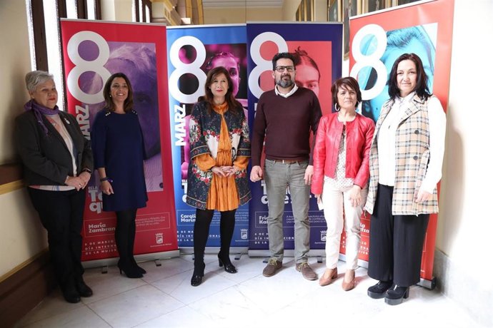 Presentación de las actividades por el Día Internacional de la Mujer en Málaga