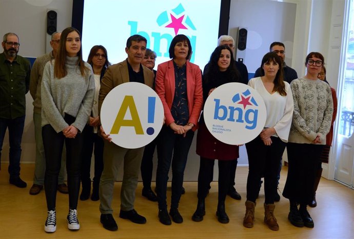 Acto del BNG en Ourense,