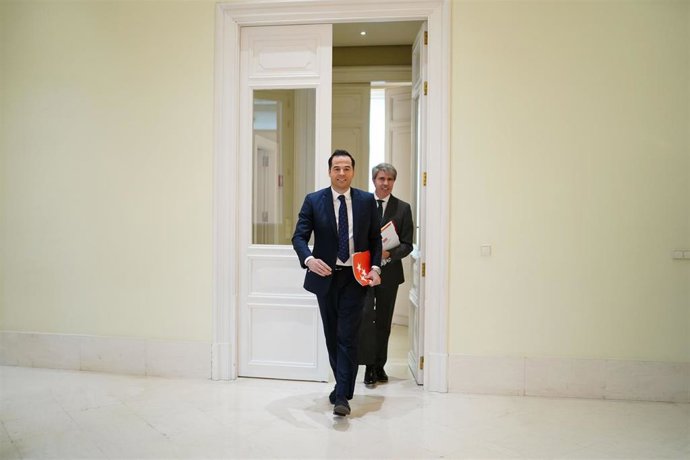 Foto recurso del vicepresidente de la Comunidad, Ignacio Aguado, en la Real Casa de Correos. 