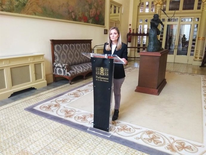 La portavoz adjunta de Ciudadanos en el Parlament, Patricia Guasp.