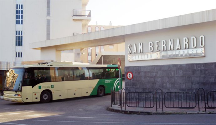 Estación de autobuses de San Bernardo, en el Campo de Gibraltar, dentro del consorcio de transportes de la Junta
