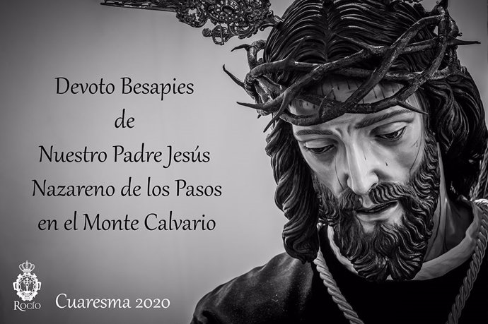 La Hermandad del Rocío de Málaga suspende el besapié al Cristo previsto el 6 de marzo siguiendo las recomendaciones por el coronavirus