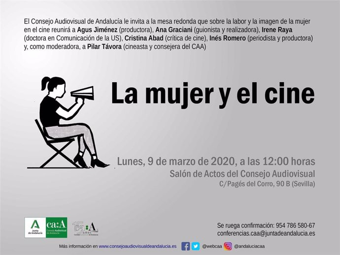 El CAA celebra el Día de la Mujer con una mesa redonda sobre la labor y la representación femenina en el cine