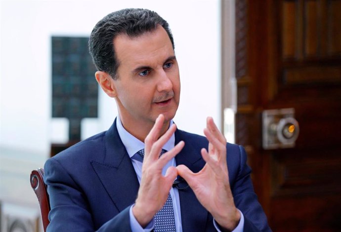 Bashar al Assad, en Damasco