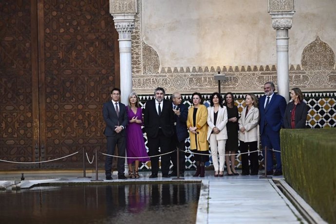 El ministro de Cultura y Deporte, José Manuel Rodríguez Uribes, visita la Alhambra