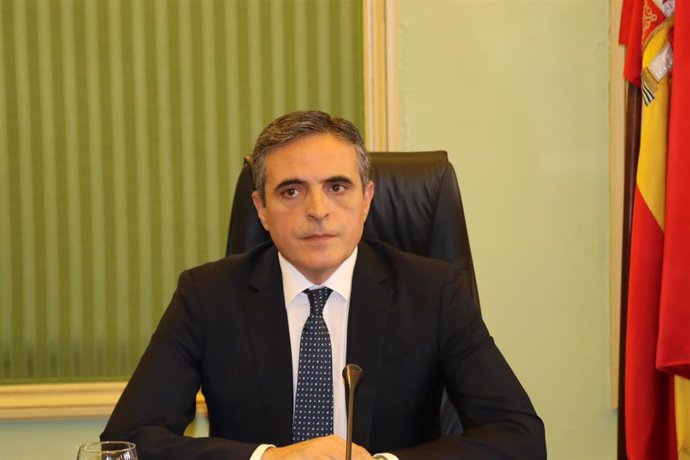 El senador autonómico José Vicente Marí Bosó en una comparecencia en el Parlament.