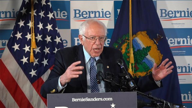 El senador por Vermont Bernie Sanders. 