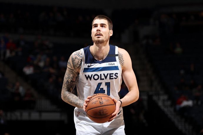 Juancho Hernangómez jugando con los Timberwolves