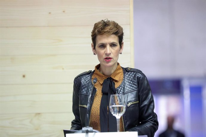 La presidenta de Navarra, María Chivite, en una imagen de archivo.