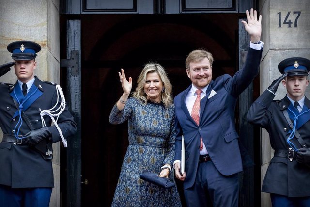 Dutch Royal Family Attends New Year Reception At Royal Palace In Amsterdam