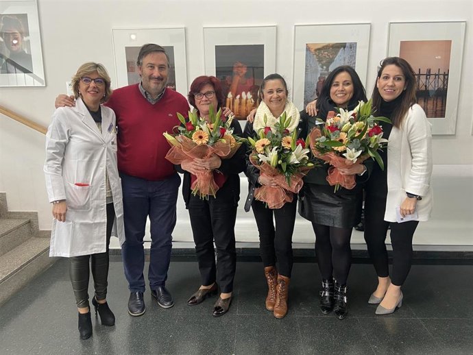Imagen de la entrega de premios 'Mujeres Inspiradoras' en el Hospital Mesa del Castillo
