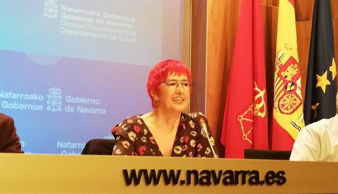 Santos Induráin, consejera de Salud del Gobierno de Navarra