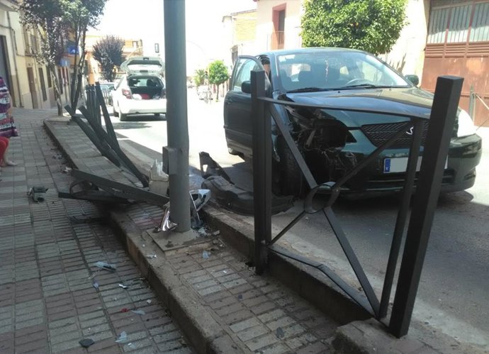 Imagen de un accidente de tráfico.
