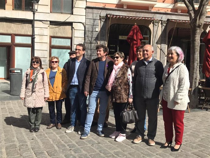 El regidor de Participación Ciudadana y Gobierno Interior, Alberto Jarabo, en plaza de Cort