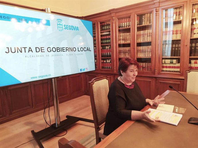 La alcaldesa de Segovia, Clara Luquero.