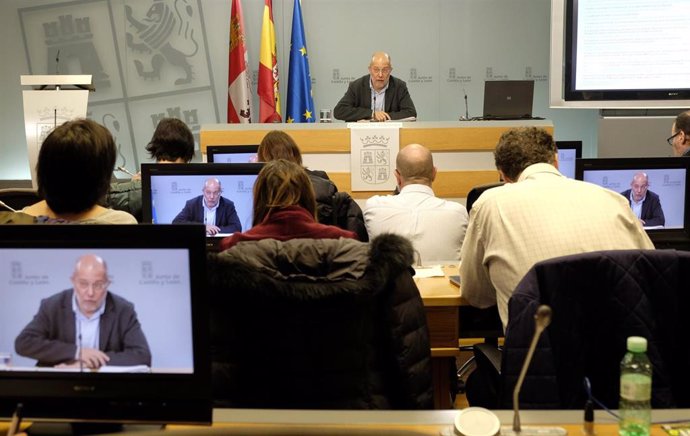 El vicepresidente de la Junta de Castilla y León, Francisco Igea, en la rueda de prensa posterior al Consejo de Gobierno
