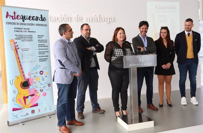 Presentación del proyecto Artequeando para personas con diversidad funcional de tres municipios de Málaga