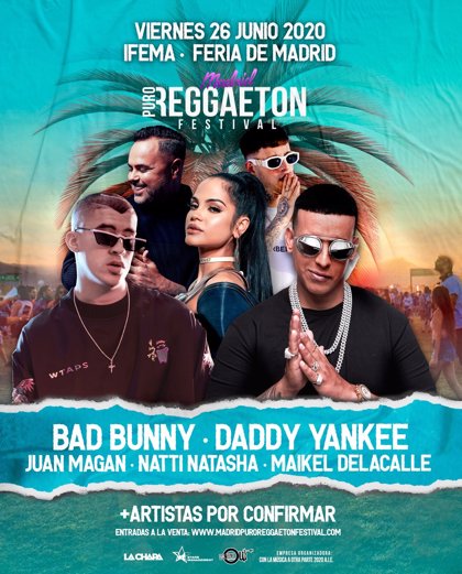 Juan Magán se une a Bad Bunny, Daddy Yankee, Natti Natasha y Maikel  Delacalle en el Madrid Puro Reggaeton Festival