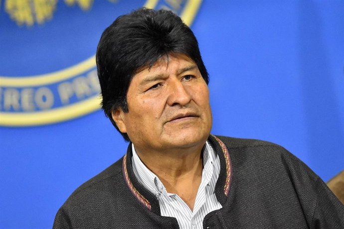 El ex presidente de Bolivia Evo Morales