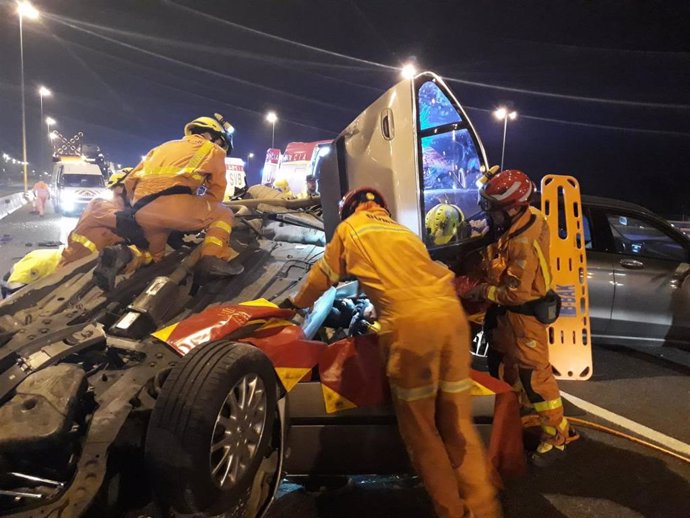 Dos heridos en un accidente en Riba-roja