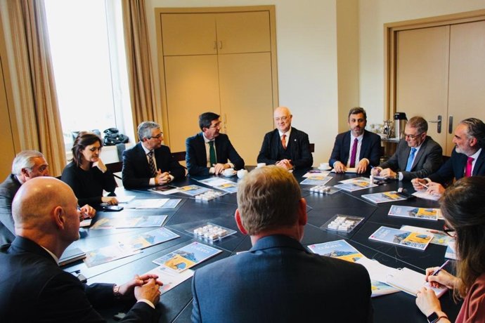 Francisco Salado en un encuentro en Berlín