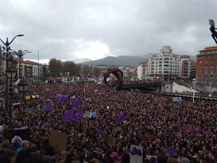Manifestación del 8M en Bilbao