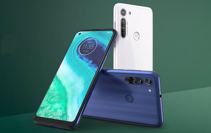 El móvil moto g8 de Motorola.