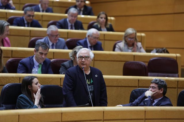 El ministro de Universidades, Manuel Castells, el pasado martes en el Senado.