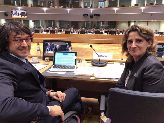 El consejero de Sostenibilidad y Transición Ecológica, José Luis Rubio, en el Consejo de Ministros de Medio Ambiente en Bruselas
