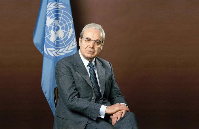 El ex secretario general de la ONU Javier Pérez de Cuéllar