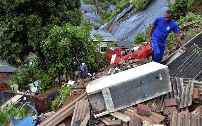 AMP.- Brasil.- Asciende a 27 el número de muertos por las fuertes lluvias en Bra