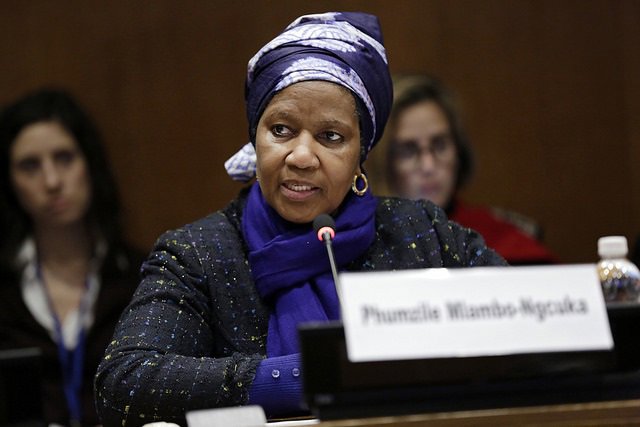 La directora de ONU Mujeres, Phumzile Mlambo-Ngcuka.