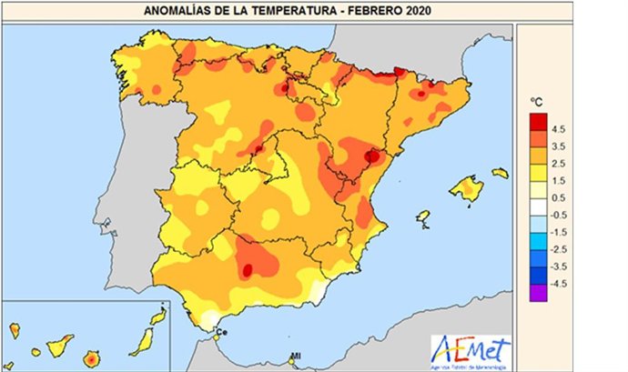 Febrero de 2020 en España