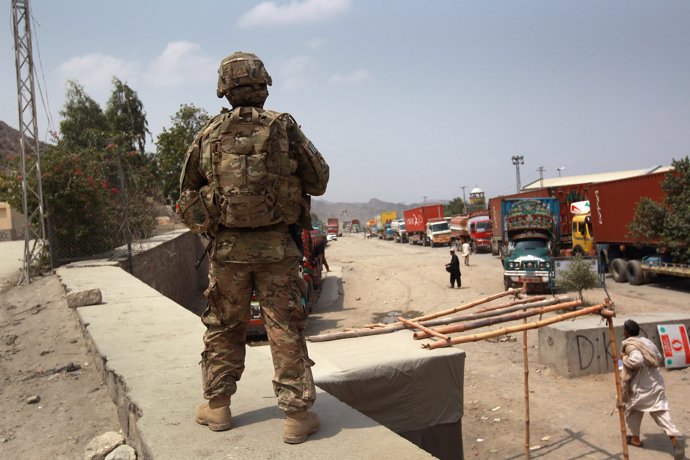 El paso de Torjam, en la frontera de Afganistán con Pakistán
