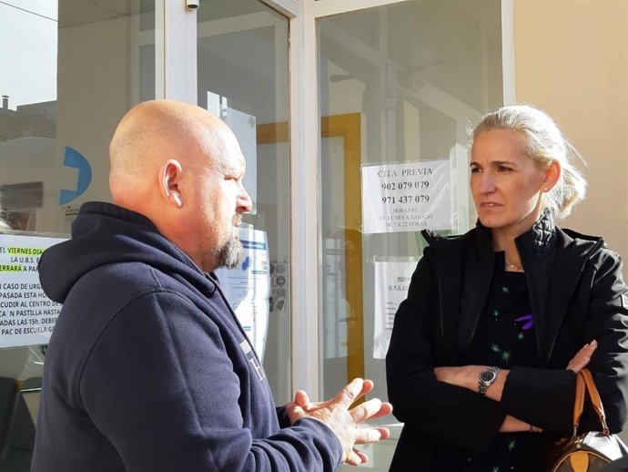 La portavoz de Cs Palma, Eva Pomar, en Es Pillarí.