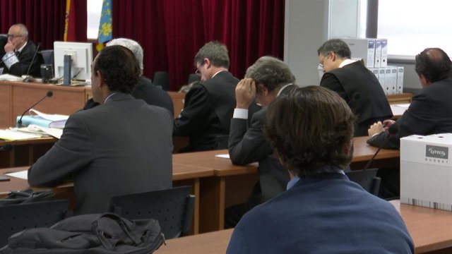 Juicio por el caso Palau en la Ciudad de la Jutsicia de Valencia