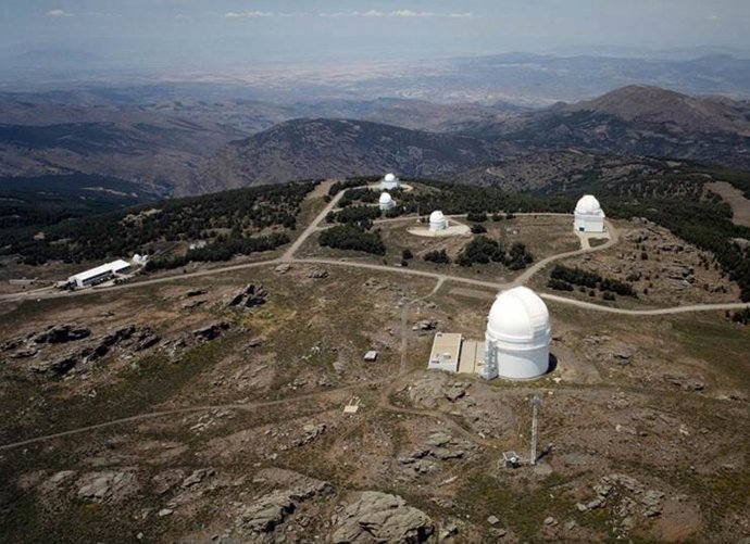 El centro astronómico de Calar Alto, en Gérgal (Almería)
