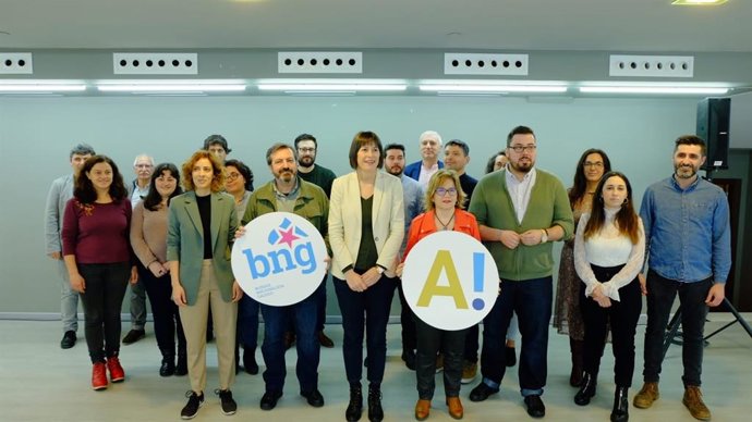 Presentación de la lista del BNG por Pontevedra en Vigo