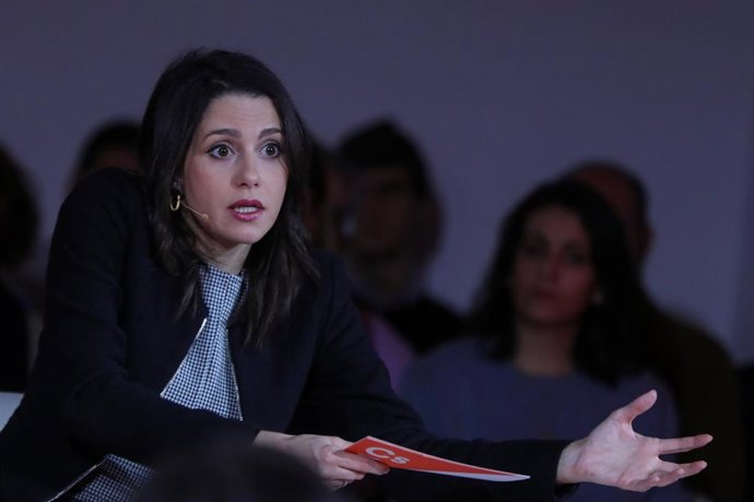 La portavoz de Ciudadanos en el Congreso, Inés Arrimadas.