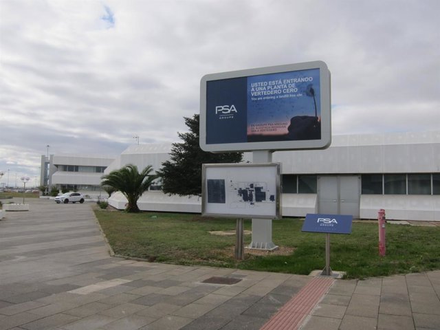 Planta de Groupe PSA en Figueruelas (Zaragoza).