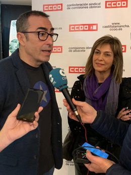 Acto de CCOO en Albacete por el 8M.