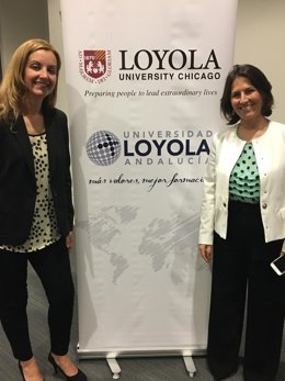Las investigadoras de Loyola Linda Tuncay Zayer (izda) y Pilar Castro Gonzál (dcha).