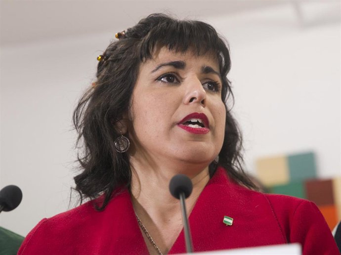 La coordinadora de Podemos Andalucía y portavoz de Adelante Andalucía, Teresa Rodríguez, en una imagen de archivo.