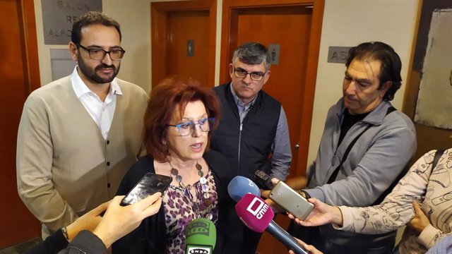 La Coportavoz De La Gestora De Podemos En Castilla-La Mancha, María Ángeles García.