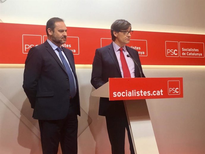 José Luis Ábalos (PSOE) Salvador Illa (PSC)