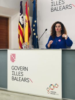 La portavoz del Govern, Pilar Costa, en rueda de prensa