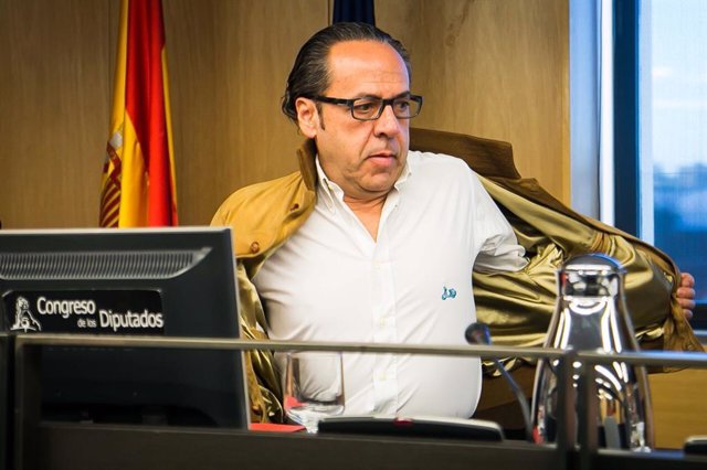 Álvaro Pérez 'El Bigotes' comparece en la comisión de investigación sobre el Partido Popular en el Congreso.