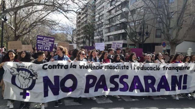 Manifestación de Estudiantes en València