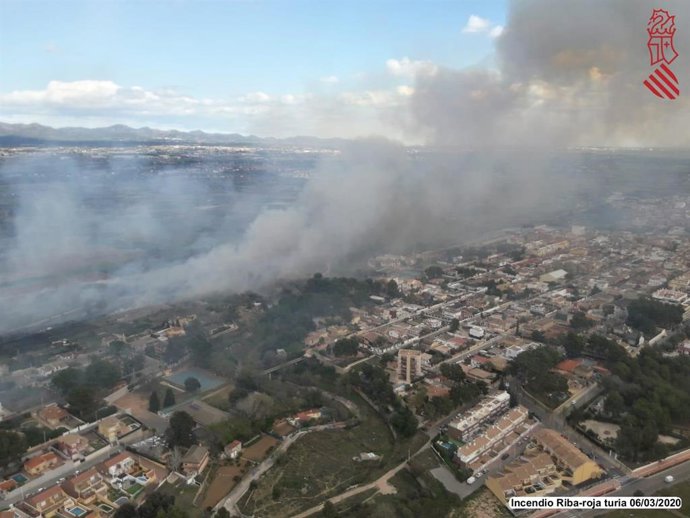 Incendio en Riba-roja