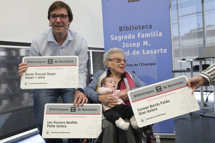 Durante el acto se ha reconocido a la usuaria más veterana, con 102 años; a la más joven, que se hizo carné de socio con tan sólo 17 días y también al usuario número un millón.